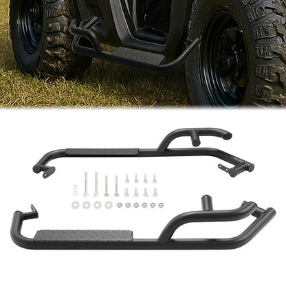 Solid Spare For Can-Am Defender HD5 HD8 HD10 2 Door 2016-up Nerf Bars | Powder Coated Steel