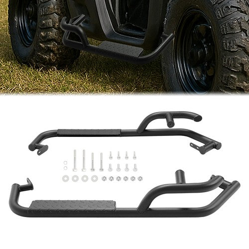Solid Spare For Can-Am Defender HD5 HD8 HD10 2 Door 2016-up Nerf Bars | Powder Coated Steel