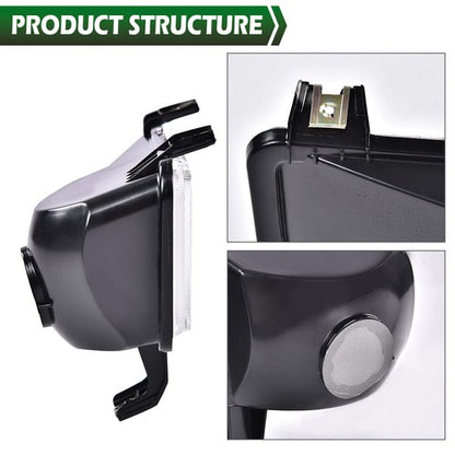 Solid Spare Fit For 81-82 Chevy Silverado GMC Front Turn Signal Park Lamps White Lights