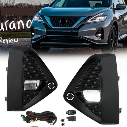 For 2019 2020-2023 Nissan Murano LED Bumper Fog Lights Driving Lamps Left+Right