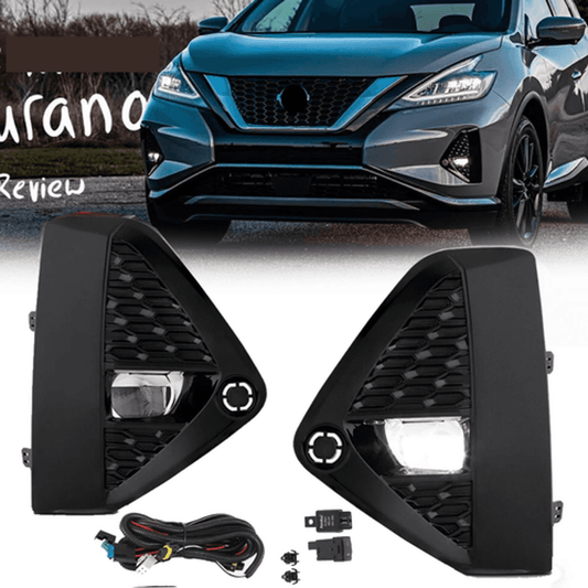 Solid Spare For 2019 2020-2023 Nissan Murano LED Bumper Fog Lights Driving Lamps Left+Right