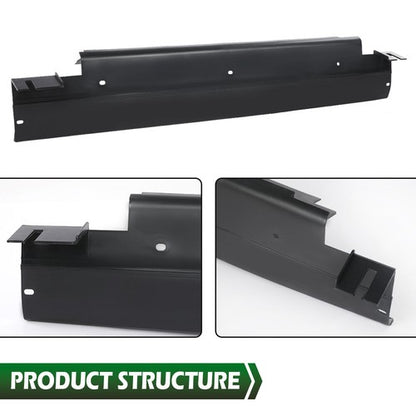 Solid Spare Fit For 2005-2013 C6 Corvette 3pcs Front Lower Spoiler Kit w/ Mount Hardware