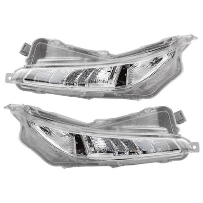 For 2015-2017 Toyota Camry XLE XSE LED Fog Light Sequential Turn Signal Lamp DRL
