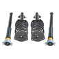 Solid Spare 4PCS Front Complete Struts Rear Shocks For Mercedes E350 2010-2014 RWD 501798019