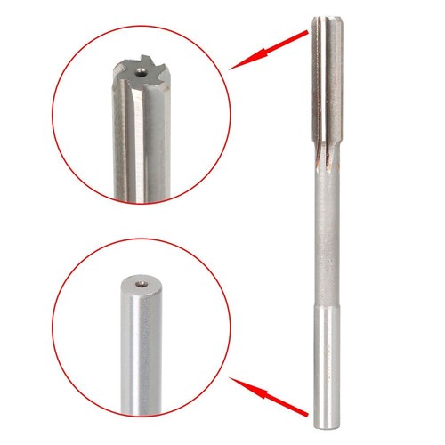 Solid Spare 10Pcs Machine Reamer Set,HSS H7 Straight Flute Chucking Reamer Milling Cutter