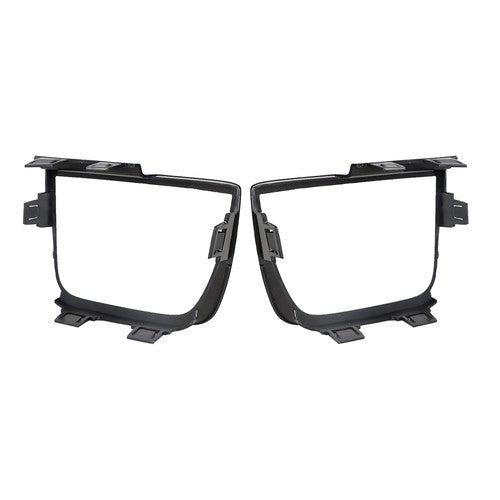 Solid Spare Set Of 4 Fit For Chevy Camaro Series 2010 - 2013 Tail Light Bezel Covers Black