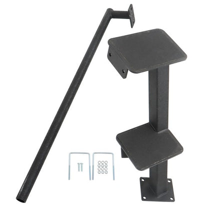 Solid Spare New Boat Step Dual Step Bass Boat Trailer Steps Universal Black High quality