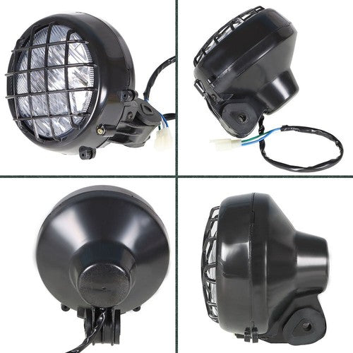Solid Spare 2× Headlights lens bulbs lights grills For Yamaha Banshee 1987-2006 Warrior 350