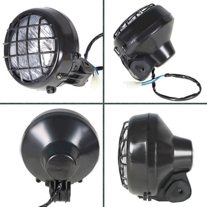 Solid Spare 2× Headlights lens bulbs lights grills For Yamaha Banshee 1987-2006 Warrior 350