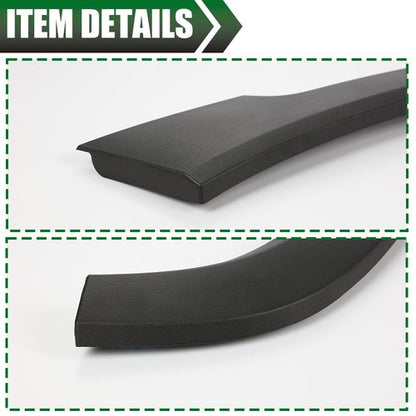 Solid Spare Fit For 14-19 Jeep Cherokee Wheel Opening Molding Fender Flare Rear Left Side