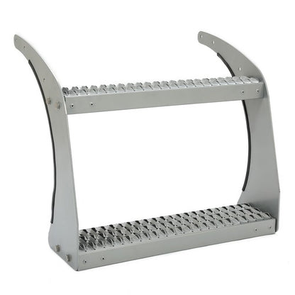 Solid Spare 26" Fuel Tank Step Support Bracket Kit Heavy Duty Top Bottom For Peterbilt 379