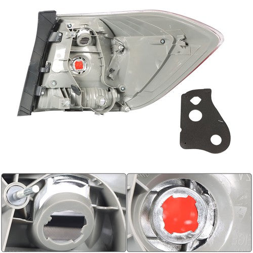 Solid Spare Tail Light Lamp Assembly 815600E070 Left Side For 2011-2013 Toyota Highlander