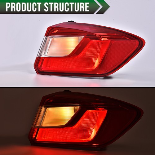 Solid Spare Outer Tail Light Brake Lamp Fit For 16-19 Chevy Cruze Sedan Passenger Side