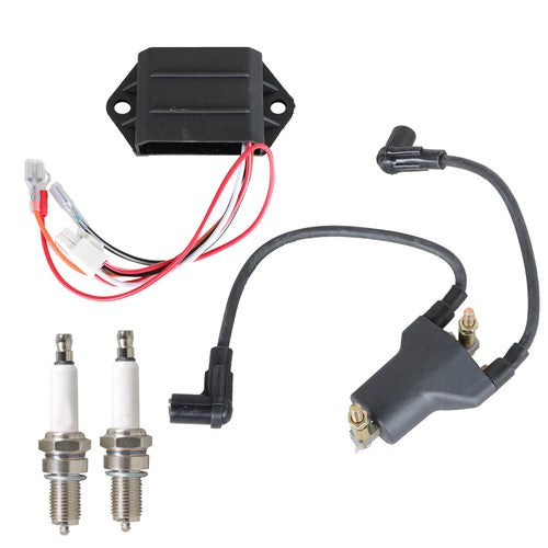 Solid Spare Ignition Coil CDI Ignitor AC Spark Plug For EZGO Golf Cart 4 Cycle Gas 72562-G01