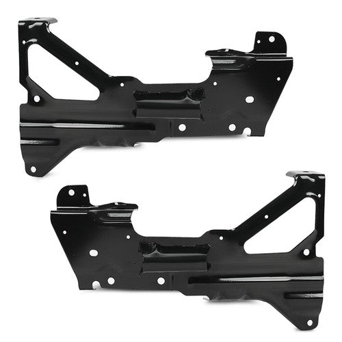 Solid Spare New Fit For 2016 2017 2018 Chevrolet Silverado 1500 Front Bumper Brackets Set