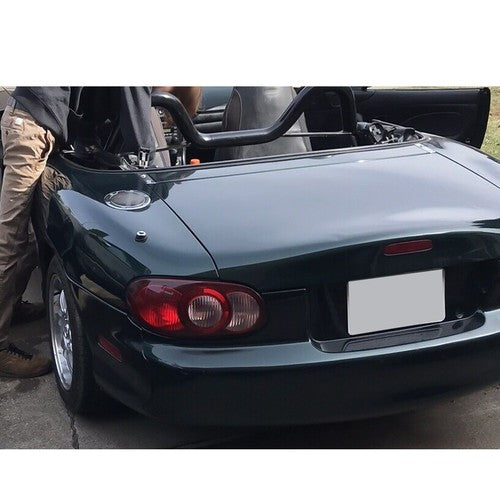 Solid Spare Stainless Steel Polishing Euro Style Roll Bar For 1990-2005 Mazda Miata MX5