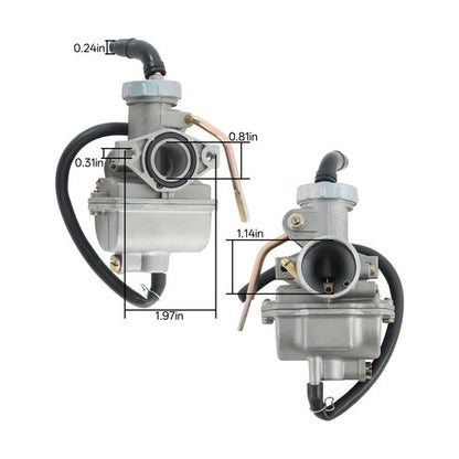 Solid Spare Carburetor W/ Air Filter For Honda XR50 CRF50 XR80 XR80R Carb