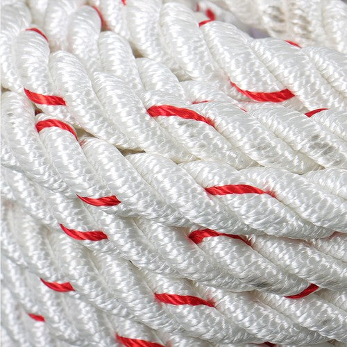 Solid Spare 1/2"×120FT Double Braid Polyester Rope 1160lbs Breaking Strength Strong Pulling