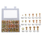 Solid Spare Flanged Bolts And Nuts 240 Pack M5, M6, M8 Combination Kit Alloy Steel