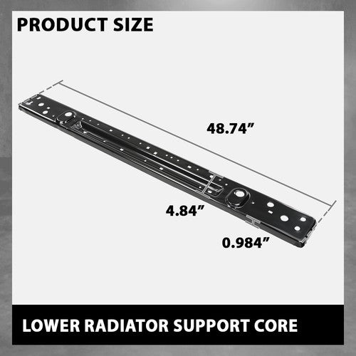 Solid Spare Lower Radiator Support Core Fit For 2013-2020 Ford Fusion Lincoln MKZ GS7Z16138A