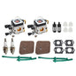Solid Spare 2PCS Carburetor For STIHL FS85 FS75 FS80 FC75 FC85 HL75 FS55 SP85 C1Q-S186A