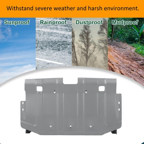 Solid Spare Rear Engine Skid Plate Aluminum Powder Coated For Toyota Fj Cruiser 2007-2013