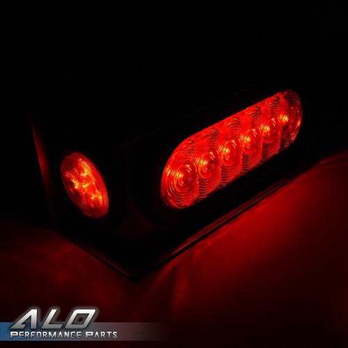 Solid Spare Fit For Trailer/Truck LED Steel Housing Box 6"Oval Tail Light 2"Marker Light