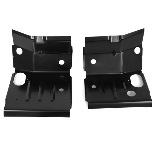Solid Spare 2PCS Floor Pan Support Mounts Steel For Ford F150 F250 F350 Bronco 1980-1998