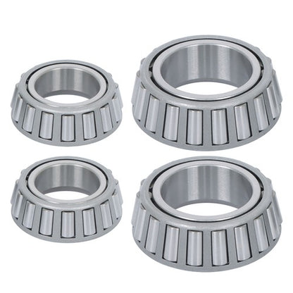 Solid Spare For 5200-6000lbs Spindle w/ Bearings 2 Sets 6 on 5.5" Galvanized Trailer Hub Kit
