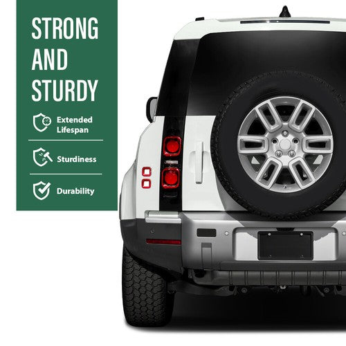 Solid Spare Fit For 2020-2023 Land Rover Defender 90 110 Rear Bumper Tow Hook Eye Cover