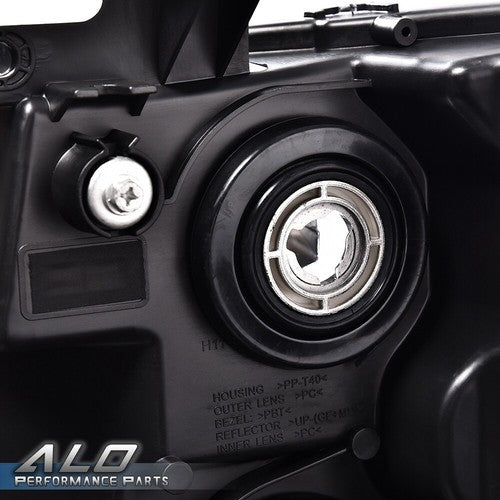 Solid Spare Fit For 07-14 Chevy Silverado 1500 2500 3500 Clear/Chrome LED DRL Headlights