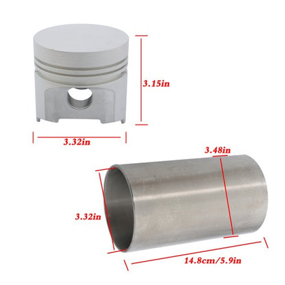 Solid Spare For Kubota V1902 KH151 KX033 KX040 KX045 KH-151 KH-101 Overhaul Rebuild Kit