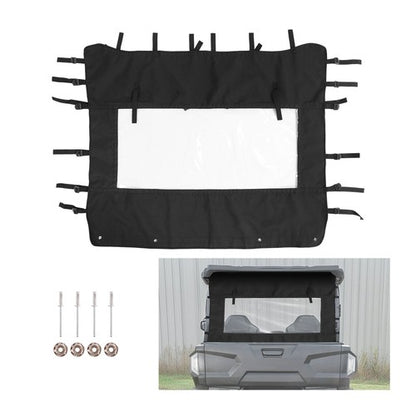 Solid Spare Rear Dust Barrier Soft Window Panel For Yamaha Wolverine RMAX4 850X4 2022-UP