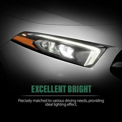 Solid Spare LED Headlight Fit For 2019-2022 Mercedes Benz W177 A Class Right Passenger Side