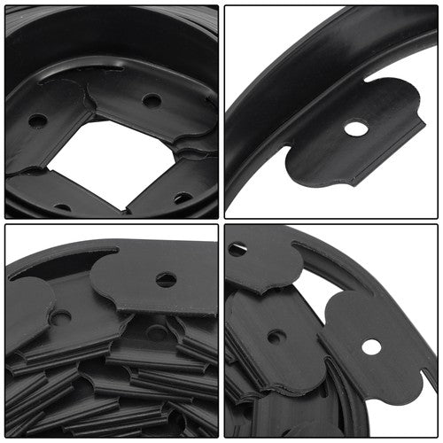 Solid Spare 40FT Garden Edge Lawn Grass Stone Isolation Strip 16pcs Anchoring Spik New