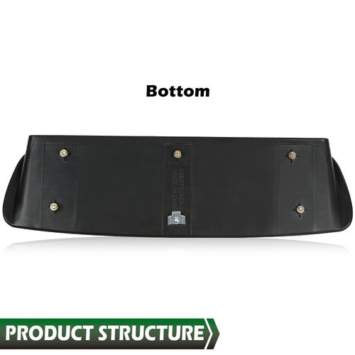Solid Spare Fit For 2005-2011 Toyota Tacoma Pickup Black Front Sport Hood Scoop Bulge Kit