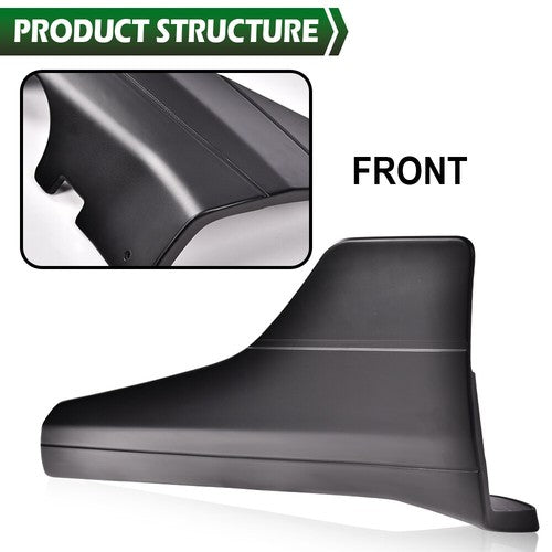 Solid Spare Fit For 2017-2021 Tesla Model 3 Side Skirt Panel Splitter Body Kit Matte Black