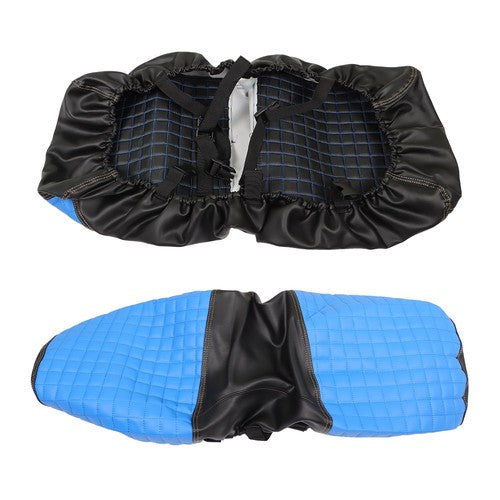 Solid Spare Fit For Golf CartsRear Seat Covers Kit No Staple Blue Color Universal Size