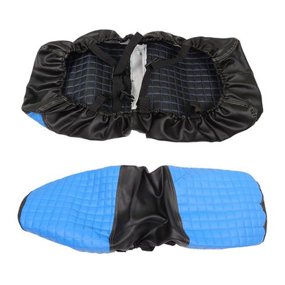 Solid Spare Fit For Golf CartsRear Seat Covers Kit No Staple Blue Color Universal Size