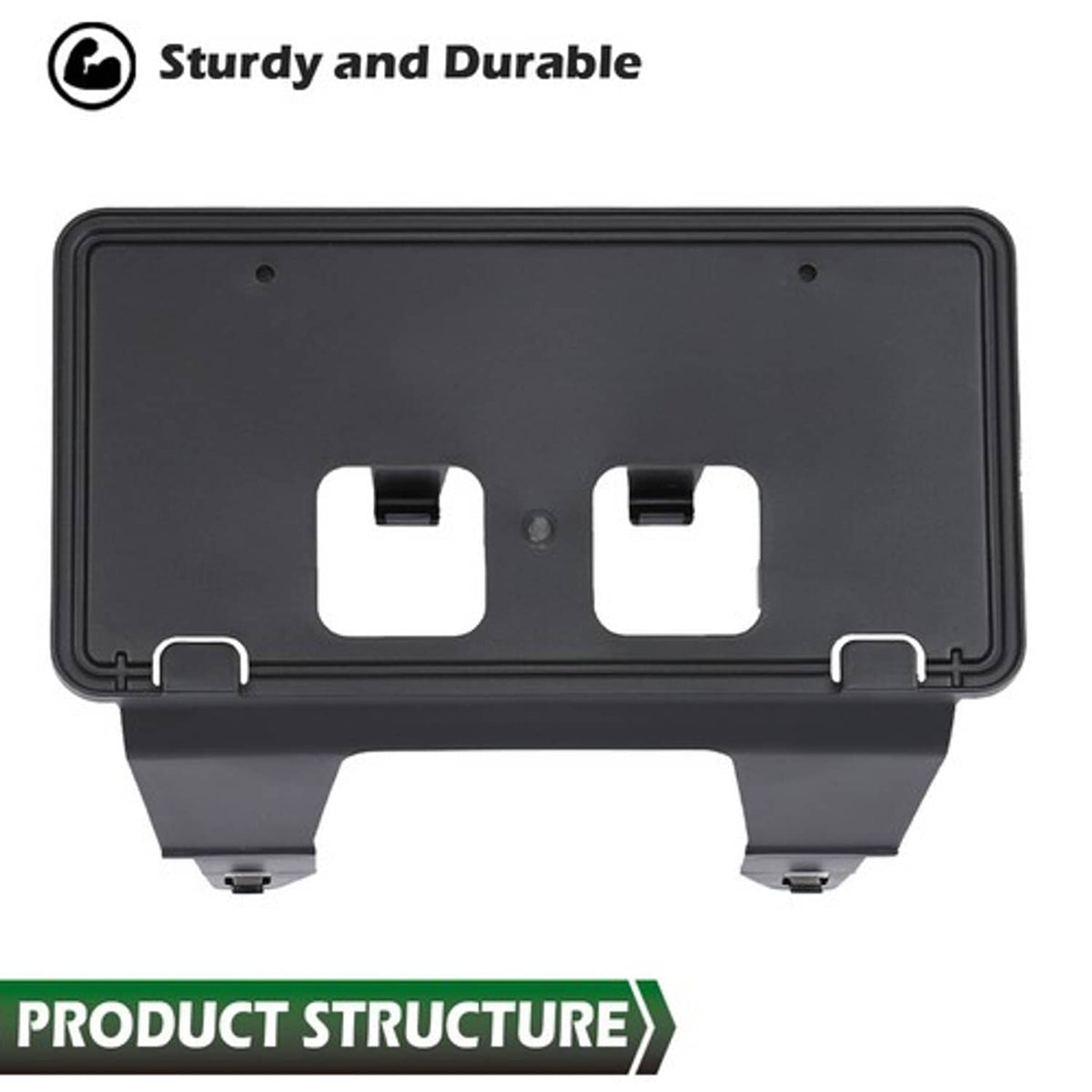 Solid Spare Fit For 2020-2022 Ford F250 F350 Super Duty Front Bumper License Plate Bracket