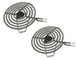 Solid Spare (2) 8" Heavy Duty Burner for Frigidaire Tappan Kelvinator Range Stove 5308011964