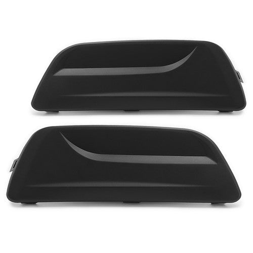 Solid Spare FOG LIGHT COVER BEZEL LEFT & RIGHT SIDE BLACK FIT FOR CHEVROLET MALIBU 2013-2016