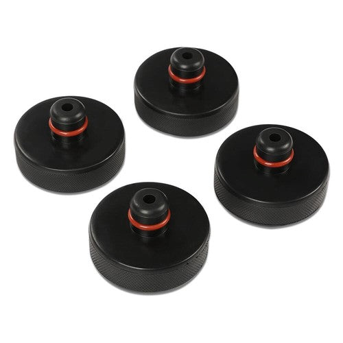 Solid Spare Fit For Tesla Model 3/Y/S/X 4pcs Rubber Jack Lift Pad Adapter Tool Black