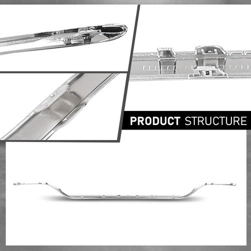 Solid Spare Rear Bumper Face Bar Trim Molding Fit For 2017-2022 Mercedes E Class Sedan
