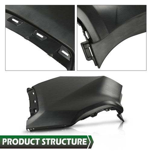 Solid Spare Fit For 19-2023 Toyota RAV4 Bumper Face Bar End Extension Rear Driver Left Side