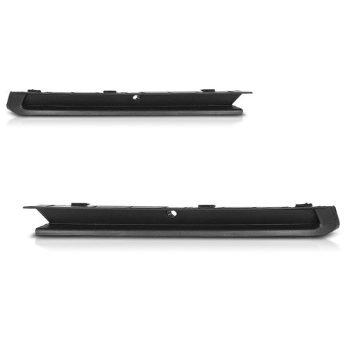 Solid Spare Front Left+Right Bumper Trim Fit For 15-18 Volkswagen Jetta w/ Fog Light Hole