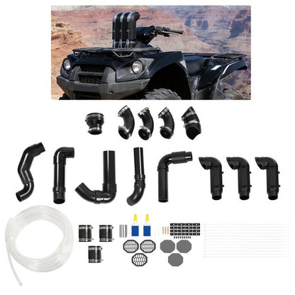 Solid Spare Riser Snorkel Kit For 2005-2023 2021 Kawasaki Brute Force 650i 750i 4x4i EPS