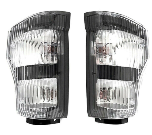 For 2004-2007 Isuzu NPR NQR 2006-07 GMC W4500 Headlight+Corner Light With Motor