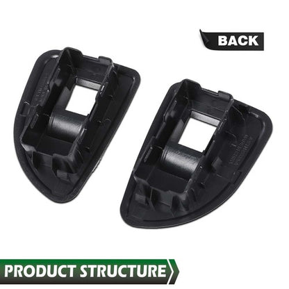 Solid Spare Rear Window Switch Bezel Fit For 09-13 Chevy Silverado GMC Sierra Extended Cab