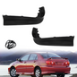 Pair Rear Bumper Spoiler Splitter Lip Black Body Kit For 2003 04 Toyota Corolla